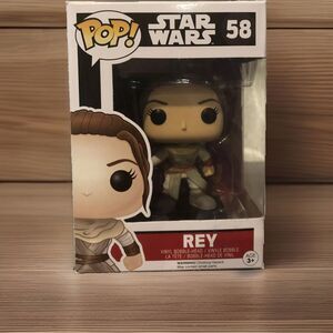Funko Pop! Star Wars Rey #58 Bobble-Head Vinyl Figure The Force Awakens NIB